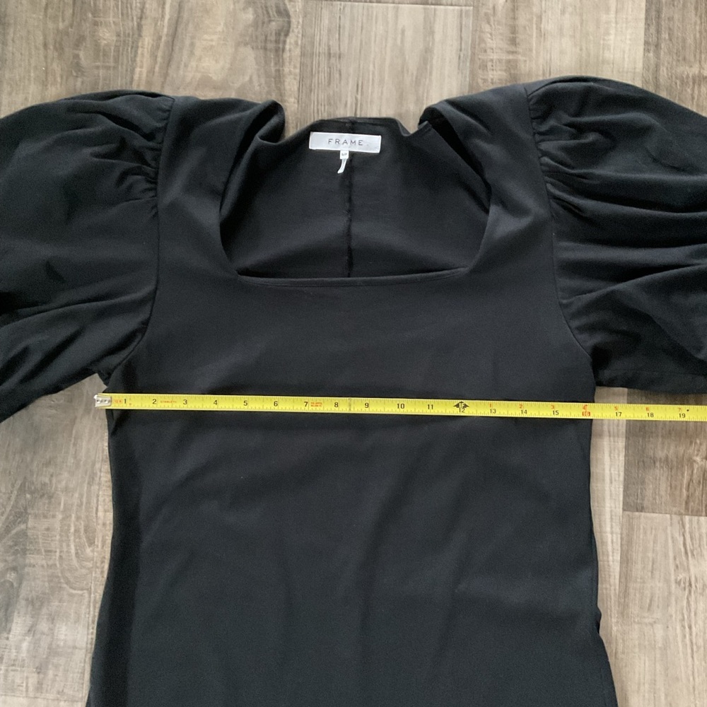 FRAME Nina Knit Black Dress Size Small - Picture 5 of 8